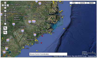 View Offshore Bouy Observations