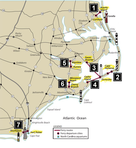 NC Ferry Routes